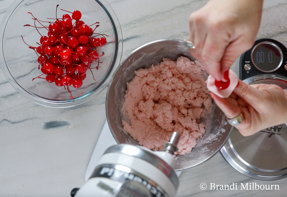 wrapping cherries