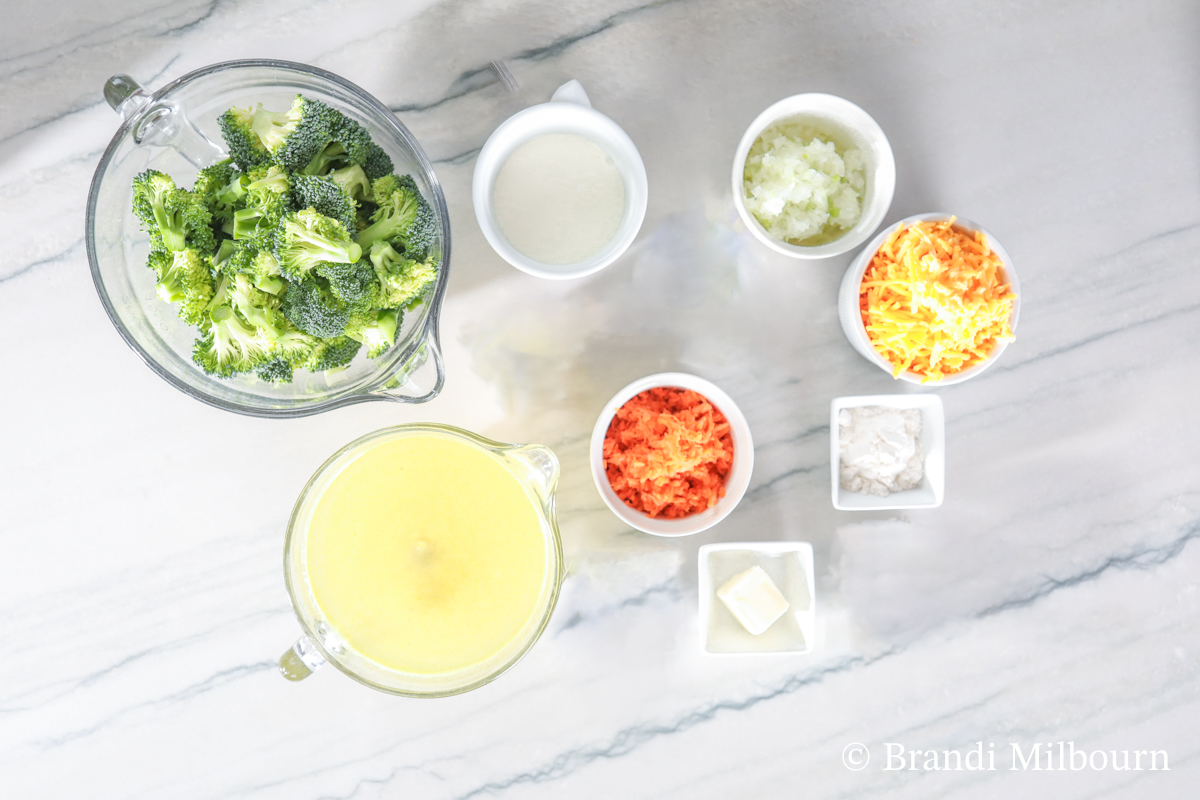 Broccoli Cheese Soup Ingredients 