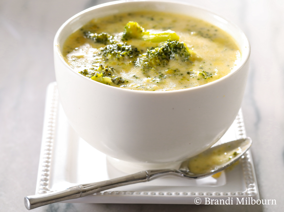 Bowl of Broccoli Cheese Soup