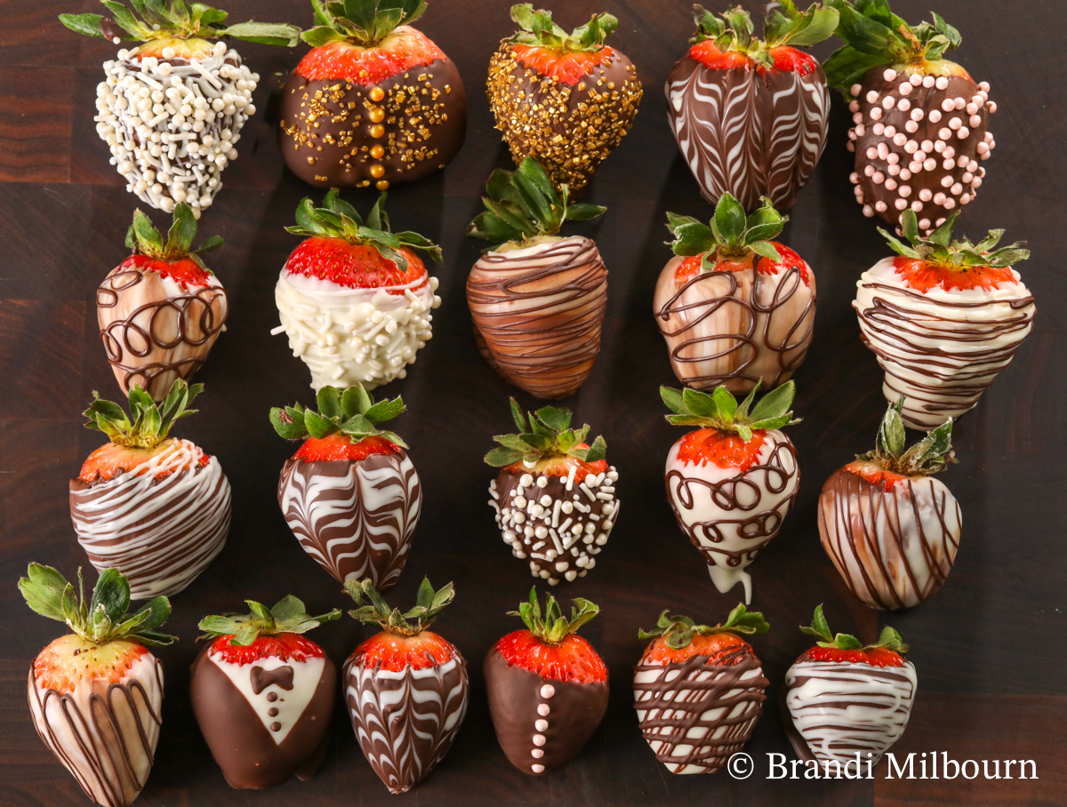 21 Chocolate covered strawberries