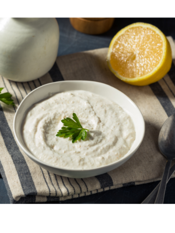 Horseradish Sauce in a bowl